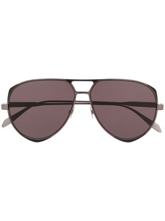 Alexander McQueen Eyewear солнцезащитные очки-авиаторы -20%- купить в интернет магазине в Москве | Цены, Фото.