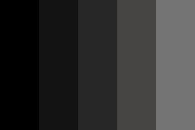 Black Color Pallet