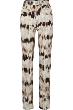 Isabel Marant | Dominic tie-dyed high-rise straight-leg jeans | NET-A-PORTER.COM