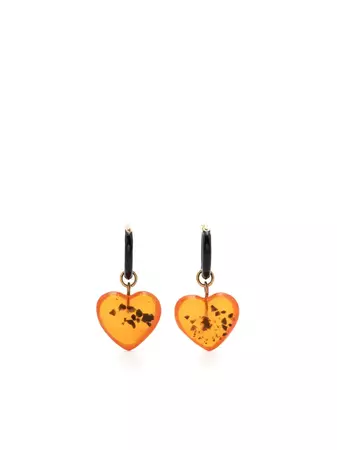 Marni heart-pendant Earrings - Farfetch