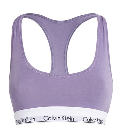 Calvin Klein Logo Bralette | Harrods AU