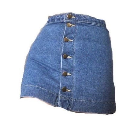 blue jean skirt