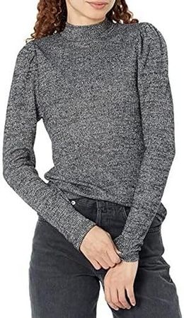 GAP Women's Long Textured Puff Sleeve Shirt Top Blouse at Amazon Women’s Clothing store