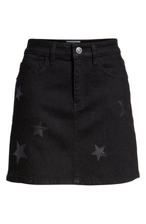 Current/Elliott Five-Pocket Denim Miniskirt (Vineland with Stars) | Nordstrom