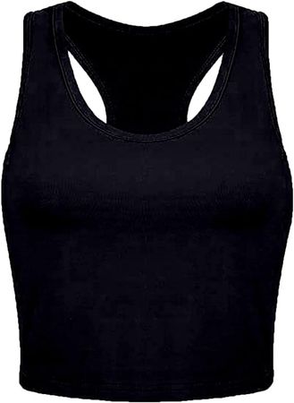 Amazon.com: Corset Top Summer Tank Tops for Women Workout Tops Solid Yoga Racerback Crop Tops for Women Camisole Gifts for Her : Clothing, Shoes & Jewelry