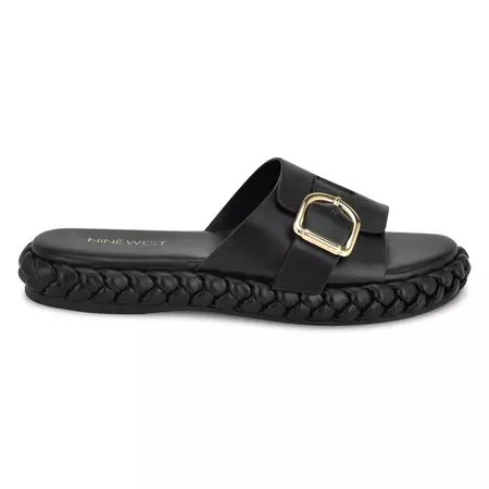 Shantel Casual Woven Footbed Sandals – Nine West
