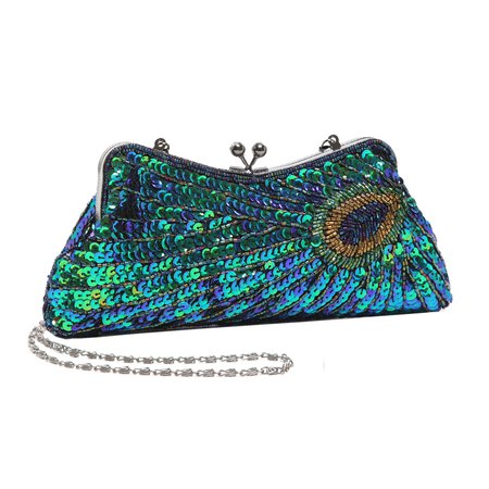green teal evening bags - Google Search