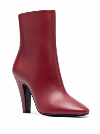Saint Laurent Pointed Toe mid-calf Boots - Farfetch