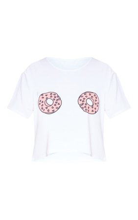 Pink Donut Print PJ Short Set | PrettyLittleThing USA