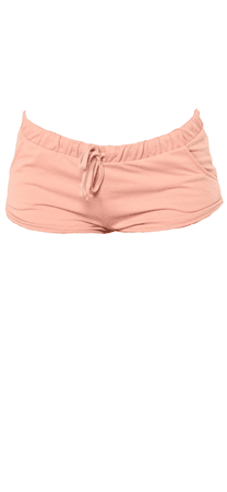 pj shorts peach pajama bottoms png