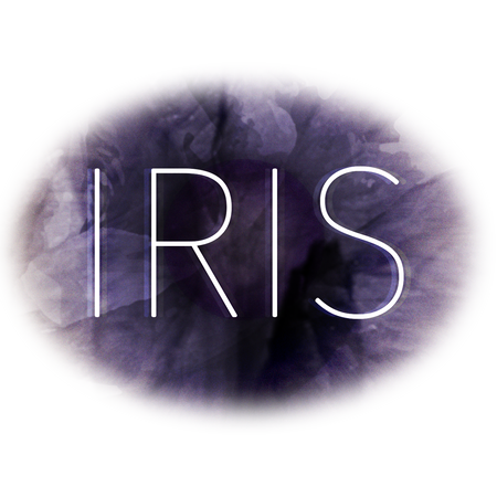 Purple Iris Word PNG