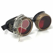 red steampunk goggles - Google Search