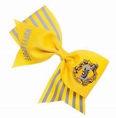 hufflepuff cheerleading bow