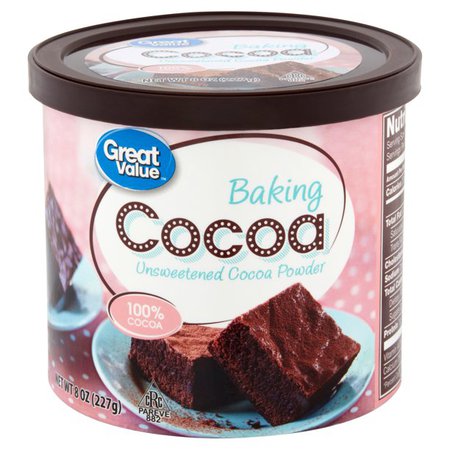 Great Value Baking Unsweetened Cocoa Powder, 8 oz - Walmart.com