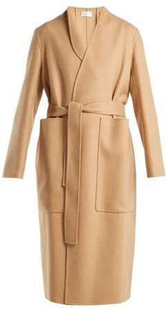 Paret Double Faced Wool And Cashmere Blend Coat - Womens - Camel