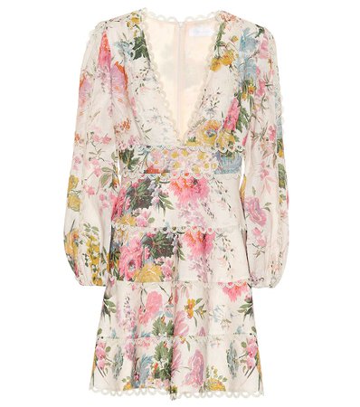 ZIMMERMANN Heathers floral linen dress