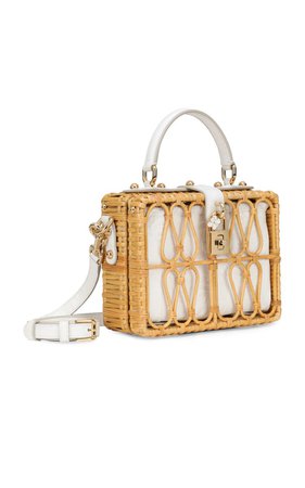 Dolce Box Wicker Top Handle Bag By Dolce & Gabbana | Moda Operandi