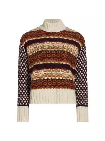 Shop Veronica Beard Clary Alpaca-Blend Turtleneck Sweater | Saks Fifth Avenue