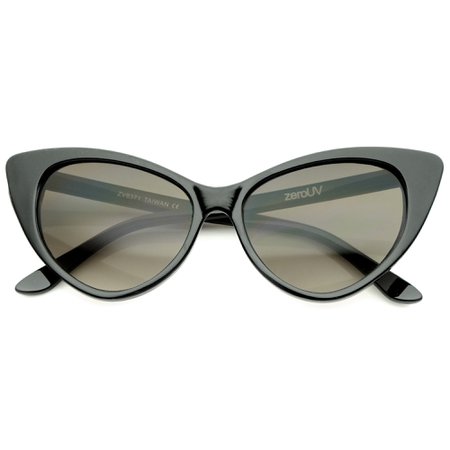 Hot Tip Pointed Vintage 1950's Cat Eye Sunglasses - zeroUV