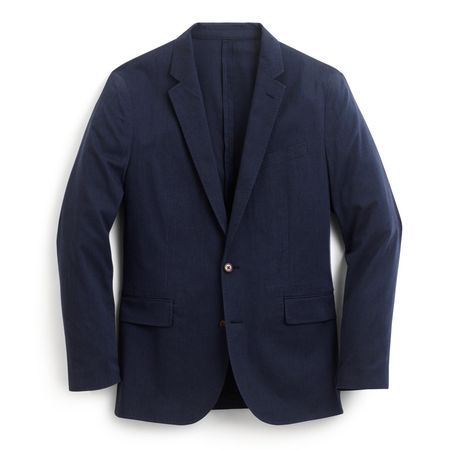 J.Crew: Ludlow Slim-fit unstructured suit jacket in stretch cotton