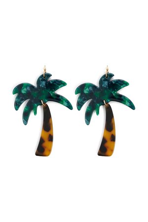 Palm Tree Drop Earrings | Forever 21