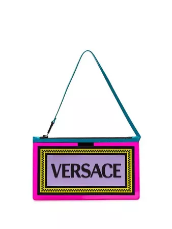 Versace Pochette Transparente à Logo - Farfetch