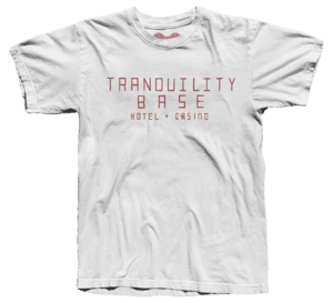 'TRANQUILITY BASE HOTEL + CASINO' WHITE T-SHIRT – ARCTIC MONKEYS