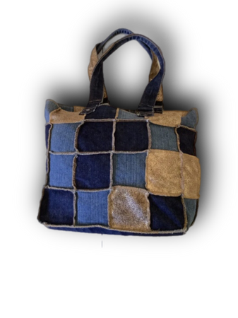 Vintage Levi's Patchwork Blue Denim Purse bags