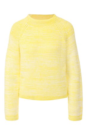 Женский желтый хлопковый пуловер ESCADA SPORT — купить за 27400 руб. в интернет-магазине ЦУМ, арт. 5030149