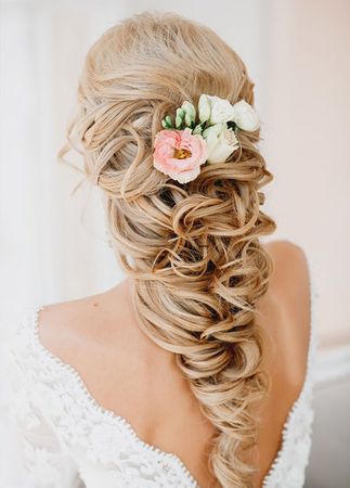 30-beautiful-wedding-hairstyles-romantic-bridal-hairstyle-ideas-2018-8.jpg (500×696)
