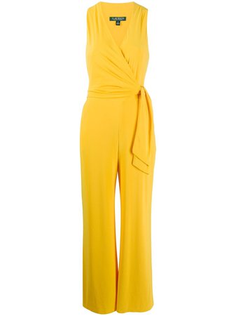 Lauren Ralph Lauren Flared Jumpsuit 250795700001 Yellow | Farfetch