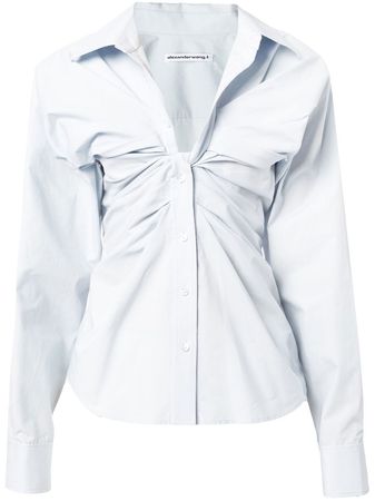 Alexander Wang spread-collar long-sleeve Shirt - Farfetch