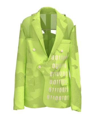 Unisex Jacket Neon Green – DRESSX