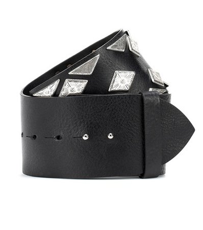 Zony embellished leather belt