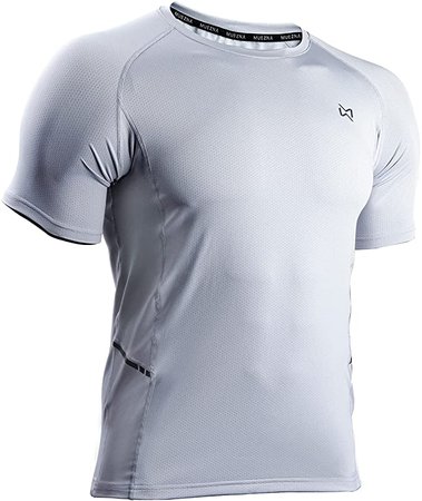 Amazon.com: Men Dry-Fit Running Workout T-Shirt Short Sleeve Athletic Gym Training Tee for Men (Green, Large) : Sports & Outdoors