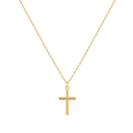Amazon.com: Befettly Womens Cross Necklace Simple 14k Gold Filled Polished Gold Choker Dainty Cross Pendant Y-1-Cross: Jewelry