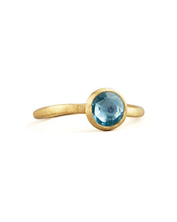 Marco Bicego Small Blue Topaz Jaipur Ring