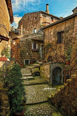 old italian village calcata