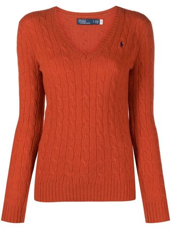 Polo Ralph Lauren Kimberly cable-knit Jumper - Farfetch