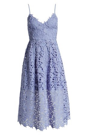 ASTR the Label Lace Midi Dress Lilac