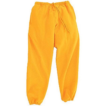 yellow sweatpants