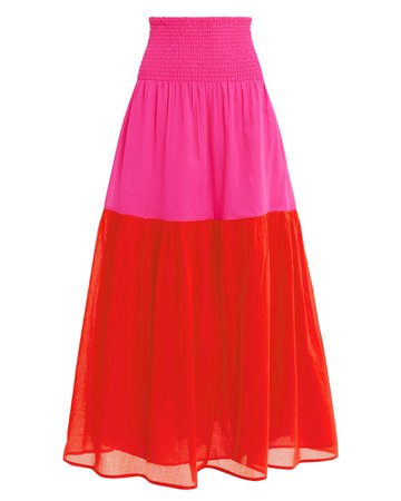 Mai Colorblock Maxi Skirt