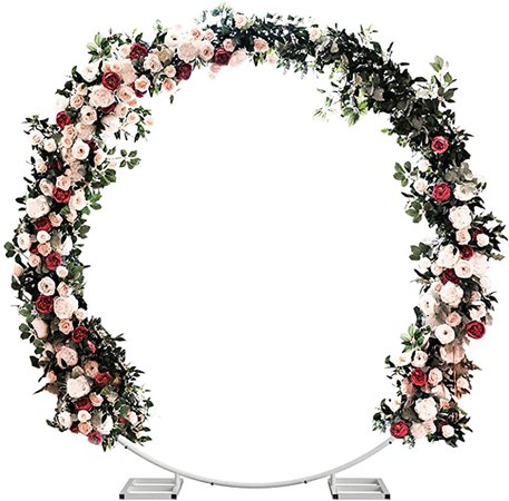Amazon.com : 6.5 Ft Round Metal Arch Garden, Arbor for Garden, Indoor and Outdoor, Party Decoration, Easy Assembly (with Support Legs, Ground Anchors, Screwdriver, Instructions) : Patio, Lawn & Garden