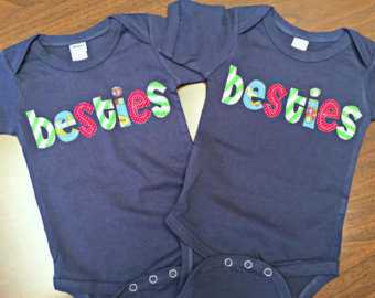 Twins Matching Future Best Friends Shirt Set Custom