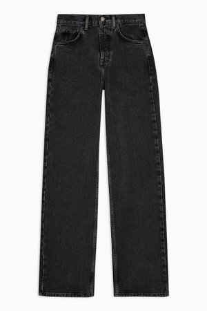 Washed Black 90's Straight Jeans | Topshop