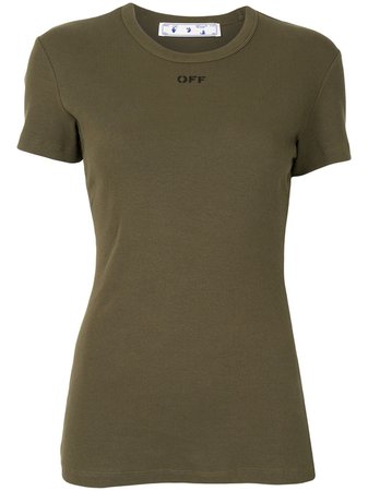 Off-White logo-print slim-fit T-shirt