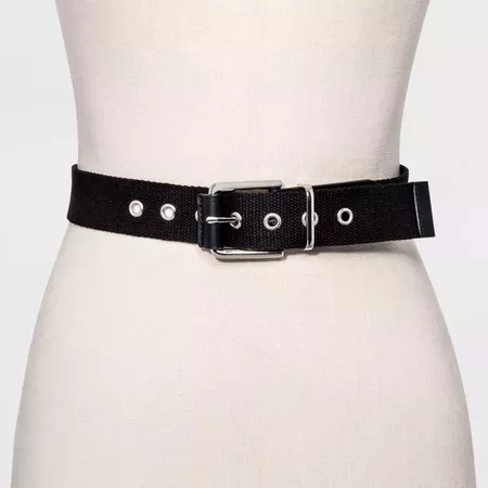 *clipped by @luci-her* Women's Webbing Grommet Belt - Wild Fable™ : Target