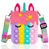 Amazon.com: Big Purple Bag for Girls Unicorn Pop Purse for her, Pop Fidget Toy for Girls, Push Pop Bubble Fidget Sensory Toy, Stress Release Pop Coin Purse, Easter Stocking Party Favors Unicorn Birthday Gifts : Clothing, Shoes & Jewelry