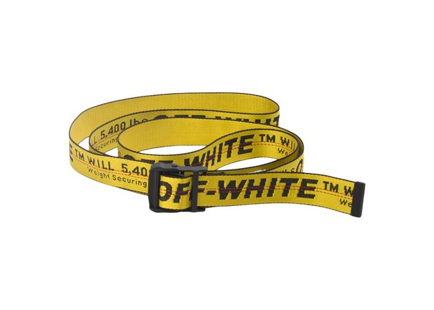 OFF-WHITE Industrial Belt (SS19) Yellow/Black - SS19