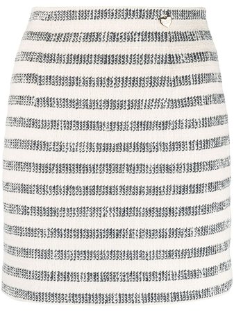 TWINSET Striped high-waist Skirt
